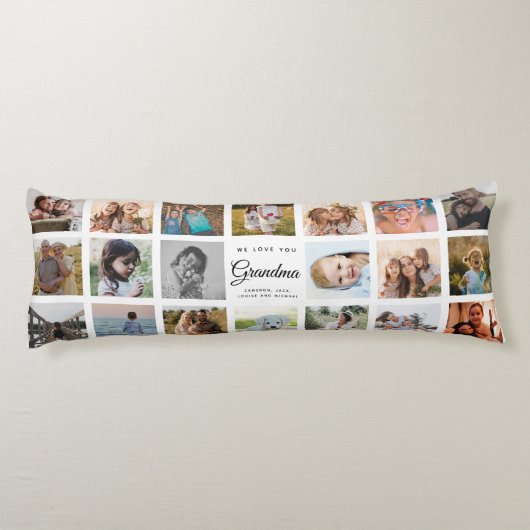 We houden van je grootmafoto Aangepaste foto Colla Lichaamskussen (Achterkant)