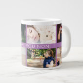 We houden van je grootmoeder persoonlijke fotocoll extra grote beker (Voorkant rechts)