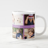 We houden van je grootmoeder persoonlijke fotocoll extra grote beker (Rechts)