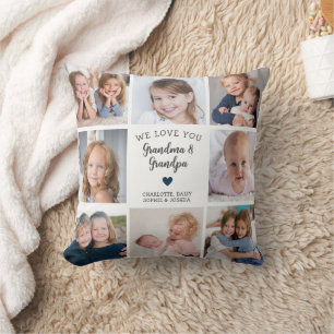 We houden van je grootouders Fotocollage Modern Kussen