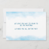 We houden van je, Kinda. Kaart (Achterkant)