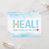 We houden van je, Kinda. Kaart (Voorkant / Achterkant in situ)