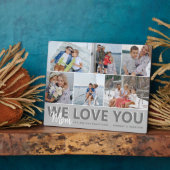 'We houden van je' Mam Foto Collage | Gepersonalis Fotoplaat (Zijkant)