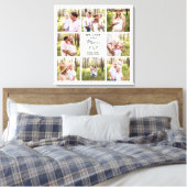 We houden van je mam fotocollage canvas afdruk (Insitu (Slaapkamer))