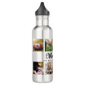 We houden van je mam Kinder namen fotocollage Waterfles (Links)