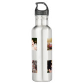 We houden van je mam Kinder namen fotocollage Waterfles (Achterkant)