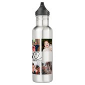 We houden van je mam Kinder namen fotocollage Waterfles (Rechts)
