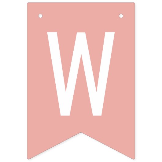 We houden van je mama Blush Pink Moederdag Vlaggetjes (Eerste vlag)