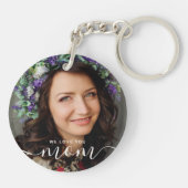 We houden van je mama Modern Classic Foto Sleutelhanger (Achterkant)