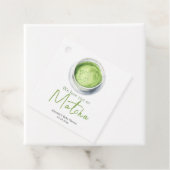 We houden van je, Matcha Baby shower Bedankjes Labels (In situ)