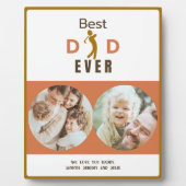 We houden van je moderne beste vader op vaderdag f fotoplaat (Voorkant)