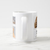 We houden van je moeder Moederdag 6 fotocollage Extra Grote Beker (Achterkant)