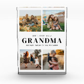 We houden van je Oma 4 Fotocollage Fotoblok (Voorkant)