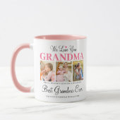 We houden van je oma aangepaste fotocollage mok (Links)