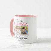 We houden van je oma aangepaste fotocollage mok (Voorkant links)