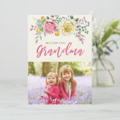 We houden van je oma | Fotoplatte kaart (Staand voorkant)