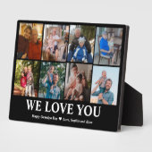 We houden van je | Opa Day Custom Photo Fotoplaat (Zijkant)
