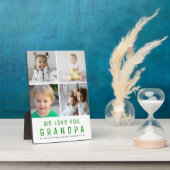 We houden van je opa| Fotocollage| Keepslag Fotoplaat (Zijkant)