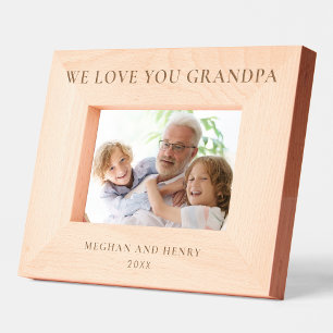 We houden van je OPA Gepersonaliseerde Foto Lijst Gegraveerde Lijstjes