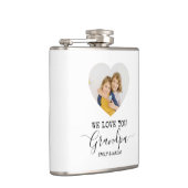 We houden van je, opa | gepersonaliseerde kolf heupfles (Rechts)