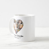 We houden van je Opa Hart Instagram Foto Koffiemok (Voorkant links)