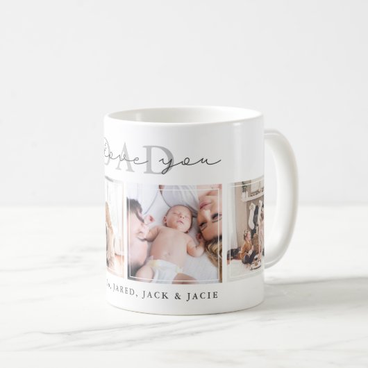 We houden van je, pap Coffee Mok (Voorkant rechts)