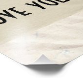 We houden van je papa Foto Collage Afdruk (Hoek)