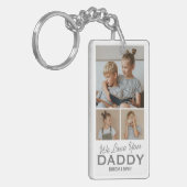 We houden van je papa Foto Sleutelhanger (Voorkant Links)