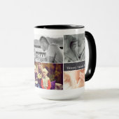 We houden van je Papa Fotocollage Mok (Voorkant rechts)