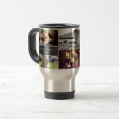 We houden van je Papa  Fotocollage Reisbeker (Voorkant links)