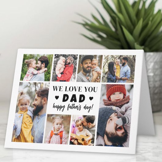 We houden van je papa Vaderdag Kaart