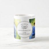 We houden van je vader 2 FotoHappy Vaderdag Koffiemok (Center)