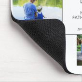 We houden van je vader 7 Foto Collage vaders Muismat (Hoek)