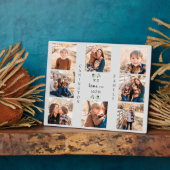 We houden van jou Moeder Gebladerte Naam Fotocolla Fotoplaat (Zijkant)