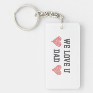 We houden van jou Papa Acrylaat Sleutelhanger Cade