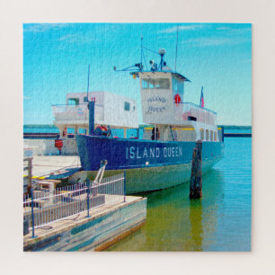 We houden van Madeline eiland Wisconsin. Legpuzzel