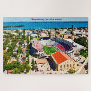 We houden van Madison Wisconsin. Legpuzzel