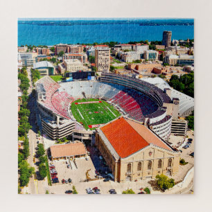 We houden van Madison Wisconsin. Legpuzzel