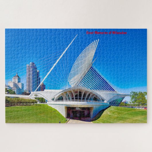 We houden van Milwaukee. Jigzaag Puzzle Legpuzzel (Horizontaal)