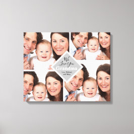 We houden van oma Foto's Monogram Name Canvas