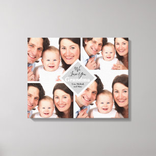 We houden van oma Foto's Monogram Name Canvas