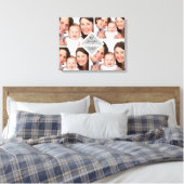 We houden van oma Foto's Monogram Name Canvas Afdruk (Insitu (Slaapkamer))