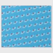 We houden van ons vrijwilligershart cadeaupapier (Vlak)