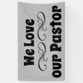 We houden van onze pastoor spandoek (Verticaal)