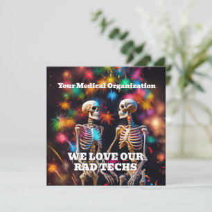 We houden van onze Rad Techs met Skeletons Sleutel