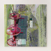 We houden van oude wagons. Jigzaag Puzzle Legpuzzel (Horizontaal)