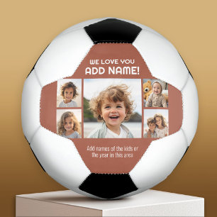 We houden van papa of opa - 5 Fotocollage Voetbal