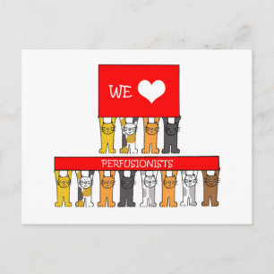 We houden van parfusionisten briefkaart