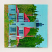 We houden van Raspberry Island Wisconsin. Legpuzzel (Horizontaal)