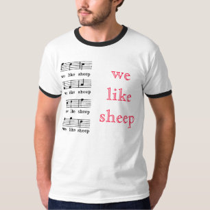 We houden van schapen t-shirt